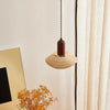 Wabi-sabi style ceramic bedroom pendant light