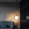 Nordic sphere bedroom bedside chandelier