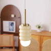 Cream style background wall small chandelier