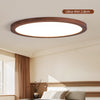 Japanese style solid wood LED ceiling lamp