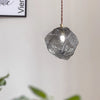 Creative ice cube adjustable bedroom bedside chandelier