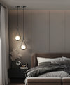 Creative personality bedside glass chandelier