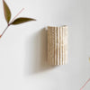Japanese style yellow travertine stripe bedroom corridor wall lamp