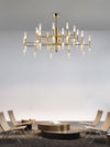 Nordic led candle chandelier