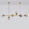 Long glass magic bean dining chandelier