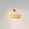 Retro style fabric cotton rope chandelier