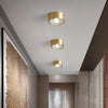 All copper aisle balcony led ceiling light
