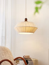 Retro style fabric cotton rope chandelier