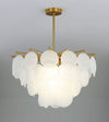 French cream shell chandelier