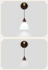 Japanese style retro bedroom wall lamp