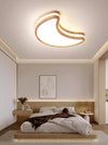 LED children's room solid wood ceiling lamp