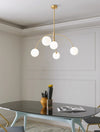 Geometric line molecular magic beans chandelier