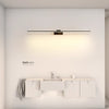 Simple LED retractable mirror front wall lamp