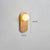 Vintage walnut grain bedside wall lamp