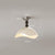 Medieval style eggshell bedroom ceiling lamp