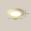 Cream style bedroom LED ceiling lamp