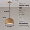 Japanese creative round dining pendant lamp