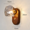 Ice glass wall lamp