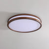 Solid wood LED ceiling light