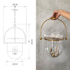 Simple creative glass chandelier