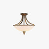 Simple retro American style iron bedroom ceiling lamp