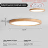 Japanese style solid wood LED ceiling lamp