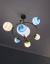 Nordic creative planet chandelier