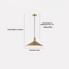 Modern simple triangle dining chandelier