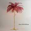 Ostrich Feather Floor Lamp