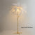 Ostrich Feather Floor Lamp