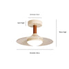 Retro creative flying saucer corridor balcony ceiling lamp