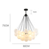 Cream Bubble Ball Chandelier