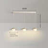 Cream style glass dining pendant light