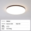 Ultra-thin solid wood LED ceiling light