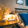 Yellow Travertine Mushroom Table Lamp