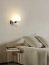 Cream style mushroom bedroom bedside wall lamp