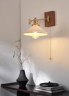 Vintage Brass Bedside Wall Lamp