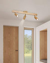 Nordic solid wood corridor ceiling lamp