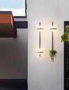 Nordic green plant outdoor corridor wall lamp