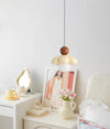 Cream style flower bedside chandelier