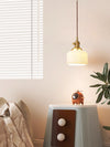 American retro bedroom bedside restaurant bar creative all-copper small chandelier