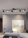 Modern simple long strip living room ceiling lamp