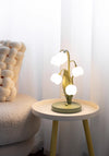 French flower table lamp