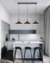 Modern simple triangle dining chandelier