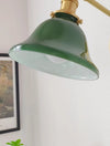 Nordic retro Japanese style long arm telescopic with switch bedroom bedside reading wall lamp