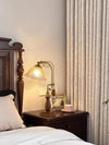 Medieval style bedroom bedside study flower table lamp