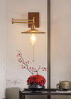 Vintage Brass Bedside Wall Lamp