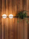 Nordic green plant outdoor corridor wall lamp