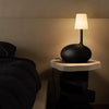 Medieval style solid wood bedroom table lamp