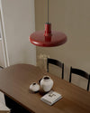 Red Frisbee Chandelier